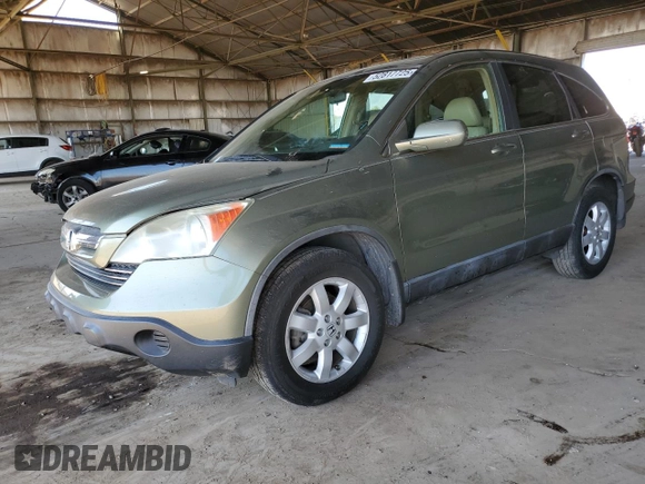 2008 Honda CR-V EX-L with VIN 5J6RE38738L008674, listed as a Copart auction lot 52817725 with 199,626 mi miles and Salvage Title. Bid and sale history available at carsss.com. Image 1.