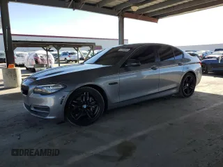 2014 BMW 5 Series 535i with VIN WBA5B1C58ED482047, listed as a Copart auction lot 47458955 with 122,828 mi miles and Salvage Title. Bid and sale history available at DreamBid. Image 1.