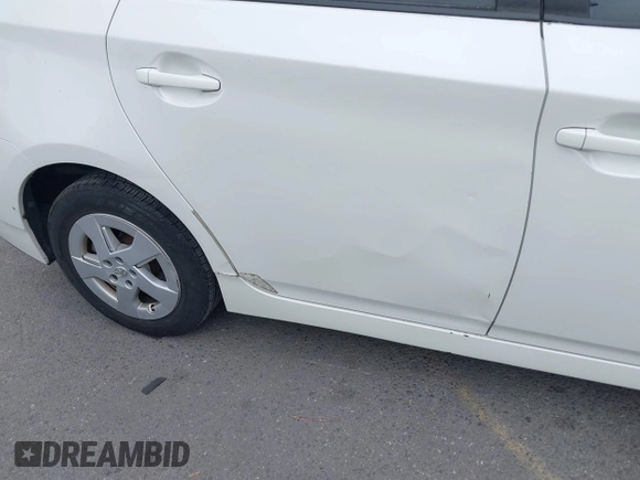 2010 Toyota Prius Four with VIN JTDKN3DUXA1291725, listed as a IAAI auction lot 42161926 with 180,755 mi miles and . Bid and sale history available at DreamBid. Image 18.