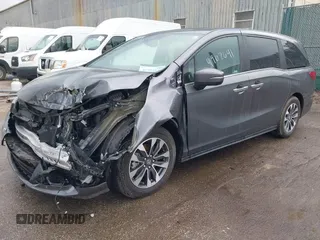 2024 Honda Odyssey EX-L with VIN 5FNRL6H69RB053109, listed as a IAAI auction lot 41902641 with 19,358 mi miles and . Bid and sale history available at DreamBid. Image 17.