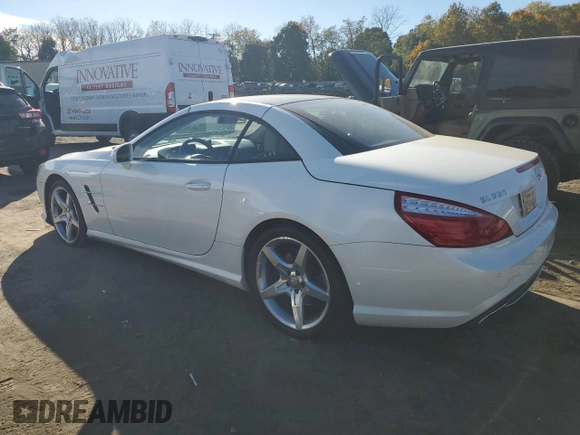 2013 Mercedes-Benz SL-Class SL 550 with VIN WDDJK7DA3DF013943, listed as a Copart auction lot 76292184 with 73,373 mi miles and Salvage Title. Bid and sale history available at carsss.com. Image 2.