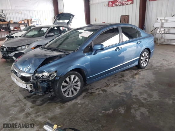 2010 Honda Civic Sdn EX-L with VIN 2HGFA1F93AH522848, listed as a IAAI auction lot 41572257 with 193,864 mi miles. Bid and sale history available at carsss.com. Image 17.
