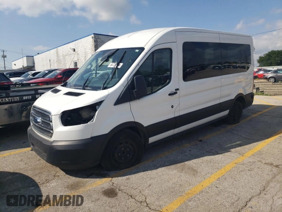 2019 Ford Transit Passenger XL with VIN 1FBAX2CGXKKA82934, listed as a Copart auction lot 64722504 with 196,316 mi miles and Clean Title. Bid and sale history available at carsss.com. Image 1.