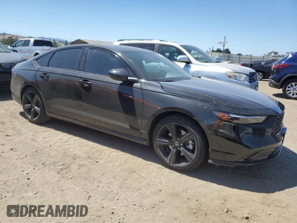2024 Honda Accord Sport-L with VIN 1HGCY2F7XRA071060, listed as a Copart auction lot 57798775 with 37,078 mi miles and Salvage title. Bid and sale history available at DreamBid. Image 4.