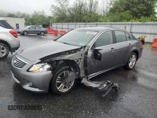 2012 Infiniti G25 x z VIN JN1DV6AR1CM862078, wystawiony jako Copart lot #55909535 z przebiegiem 143 460 mil mil oraz Szkoda całkowita • Salvage title. Historia ofert i sprzedaży dostępna na DreamBid. Obrazek 1.