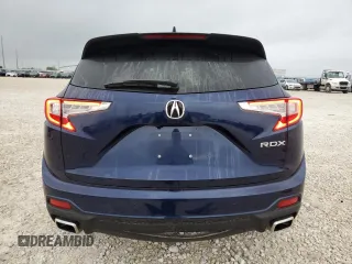 2023 Acura RDX Technology with VIN 5J8TC1H57PL009346, listed as a Copart auction lot 51803585 with 10,122 mi miles and Salvage title. Bid and sale history available at DreamBid. Image 6.