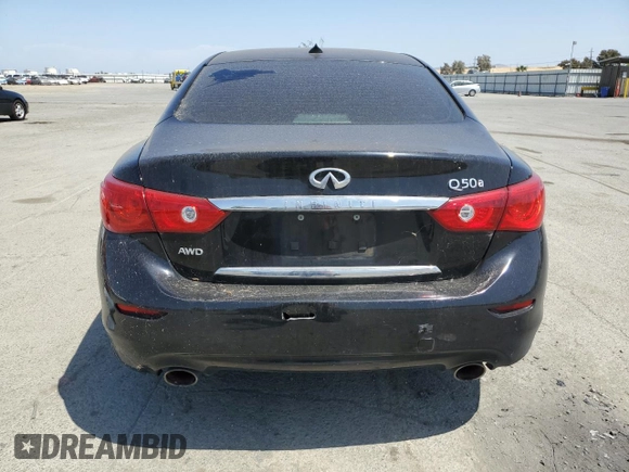 2015 Infiniti Q50 Premium z VIN JN1BV7AR0FM393311, wystawiony jako Copart lot #55254515 z przebiegiem 206 120 mil mil oraz Szkoda całkowita • Salvage title. Historia ofert i sprzedaży dostępna na DreamBid. Obrazek 6.