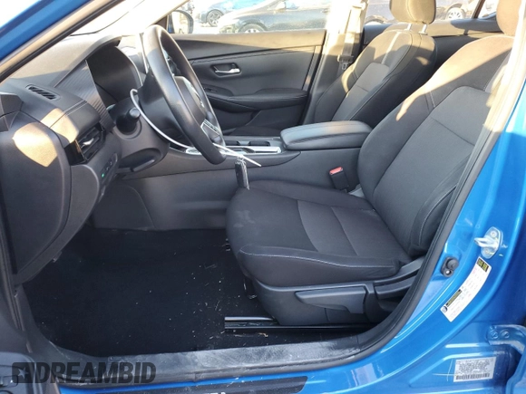 2024 Nissan Sentra SV with VIN 3N1AB8CV5RY219045, listed as a Copart auction lot 82985004 with 25,198 mi miles and Salvage Title. Bid and sale history available at carsss.com. Image 7.