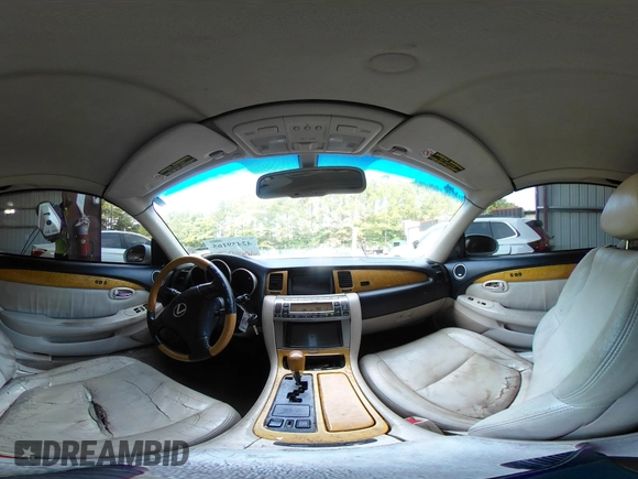 2002 Lexus SC 430 with VIN JTHFN48Y920026823, listed as a IAAI auction lot 42459165 with 187,950 mi miles and . Bid and sale history available at DreamBid. Image 18.