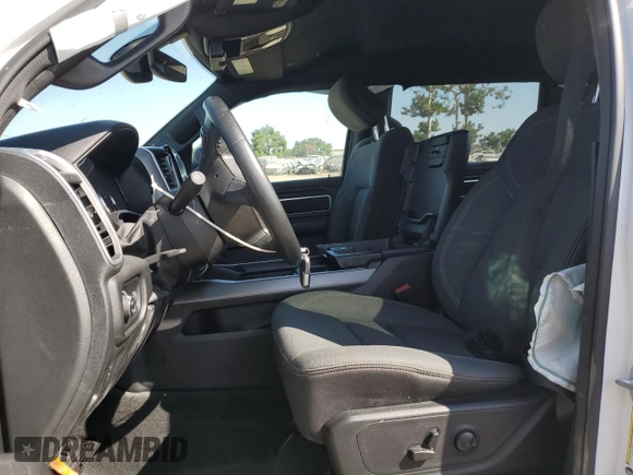2023 Ram 1500 Big Horn with VIN 1C6SRFFT5PN652314, listed as a Copart auction lot 59323735 with 28,721 mi miles and Salvage title. Bid and sale history available at DreamBid. Image 7.