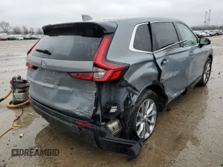 2024 Honda CR-V EX-L with VIN 7FARS4H76RE000467, listed as a Copart auction lot 47762815 with 27,274 mi miles and Salvage Title. Bid and sale history available at carsss.com. Image 3.