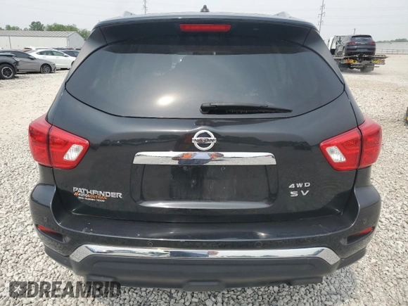 2018 Nissan Pathfinder SV with VIN 5N1DR2MM9JC604772, listed as a Copart auction lot 59741915 with 92,516 mi miles and Salvage title. Bid and sale history available at DreamBid. Image 6.