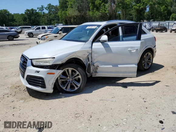 2017 Audi Q3 Prestige z VIN WA1GCCFS1HR005354, wystawiony jako Copart lot #53136115 z przebiegiem 164 172 mil mil oraz Szkoda całkowita • Salvage title. Historia ofert i sprzedaży dostępna na DreamBid. Obrazek 1.