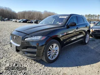 2018 Jaguar F-Pace 25t Prestige with VIN SADCK2FX3JA256060, listed as a Copart auction lot 88575935 with 99,550 mi miles and Salvage Title. Bid and sale history available at DreamBid. Image 1.