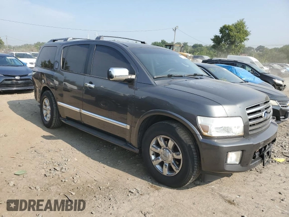 2004 Infiniti QX56 with VIN 5N3AA08C34N803087, listed as a Copart auction lot 67706944 with 170,095 mi miles and Salvage Title. Bid and sale history available at carsss.com. Image 4.