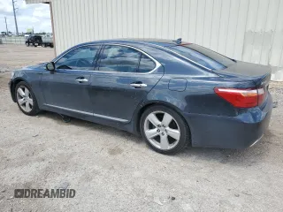 2010 Lexus LS 460 with VIN JTHBL5EF7A5091846, listed as a Copart auction lot 53911275 with 168,398 mi miles and Salvage Title. Bid and sale history available at carsss.com. Image 2.