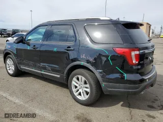 2018 Ford Explorer XLT with VIN 1FM5K8D83JGB80657, listed as a Copart auction lot 50064395 with 99,066 mi miles and Salvage Title. Bid and sale history available at carsss.com. Image 2.