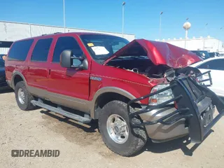 2005 Ford Excursion Eddie Bauer with VIN 1FMSU45PX5ED44290, listed as a IAAI auction lot 41846321 with 153,575 mi miles and . Bid and sale history available at DreamBid. Image 1.