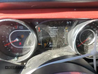 2021 Jeep Wrangler Unlimited Rubicon with VIN 1C4HJXFG8MW706357, listed as a Copart auction lot 82180714 with 48,074 mi miles and Salvage Title. Bid and sale history available at carsss.com. Image 9.