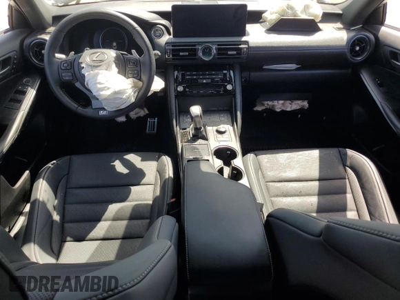 2024 Lexus IS 350 F Sport with VIN JTHGZ1B24R5075808, listed as a Copart auction lot 56890975 with 8,781 mi miles and Salvage title. Bid and sale history available at DreamBid. Image 8.