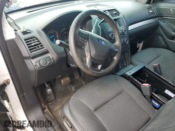 2016 Ford Utility Police Interceptor with VIN 1FM5K8AR6GGD31450, listed as a Copart auction lot 74237674 with 51,949 mi miles and Salvage Title. Bid and sale history available at carsss.com. Image 8.