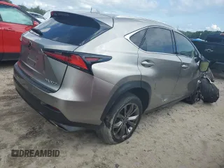 2020 Lexus NX 300 F Sport with VIN JTJSARBZ7L2162400, listed as a Copart auction lot 62706025 with 49,303 mi miles and Non repairable. Bid and sale history available at DreamBid. Image 3.