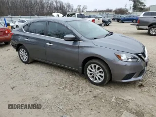 2018 Nissan Sentra SV with VIN 3N1AB7AP1JL645945, listed as a Copart auction lot 48471935 with 80,308 mi miles and Salvage Title. Bid and sale history available at carsss.com. Image 4.