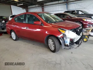 2019 Nissan Versa SV with VIN 3N1CN7AP0KL880905, listed as a Copart auction lot 62535345 with 42,312 mi miles and Salvage title. Bid and sale history available at DreamBid. Image 4.