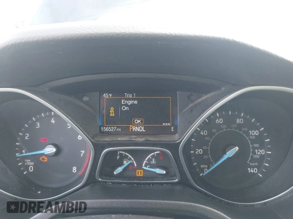 2017 Ford Focus SE with VIN 1FADP3F22HL291947, listed as a IAAI auction lot 41137748 with 156,527 mi miles and . Bid and sale history available at DreamBid. Image 7.