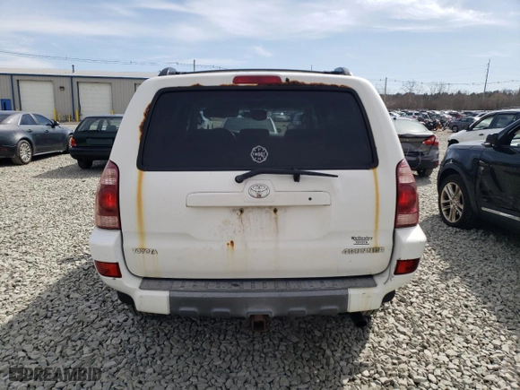 2003 Toyota 4Runner SR5 with VIN JTEBU14R338009515, listed as a Copart auction lot 48738625 with 183,184 mi miles and Clean Title. Bid and sale history available at carsss.com. Image 6.