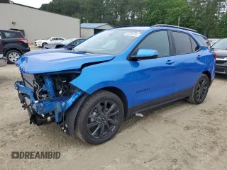 2024 Chevrolet Equinox RS with VIN 3GNAXMEG2RS109926, listed as a Copart auction lot 60088755 with 2,697 mi miles and Salvage title. Bid and sale history available at DreamBid. Image 1.