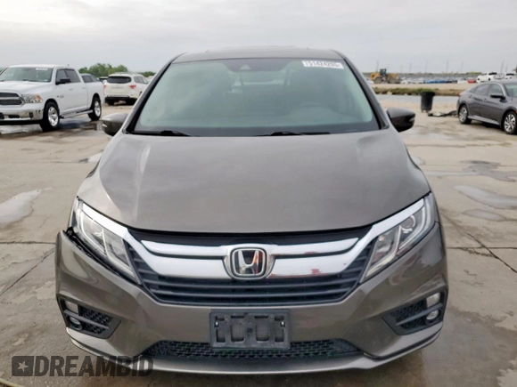 2019 Honda Odyssey EX-L with VIN 5FNRL6H72KB059123, listed as a Copart auction lot 51424205 with 73,412 mi miles and Salvage Title. Bid and sale history available at carsss.com. Image 5.