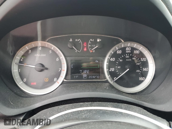 2015 Nissan Sentra SV with VIN 3N1AB7AP8FL635128, listed as a Copart auction lot 53546145 with 203,270 mi miles and Salvage Title. Bid and sale history available at DreamBid. Image 9.