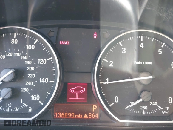 2010 BMW 1 Series 135i with VIN WBAUC7C58AVK96377, listed as a IAAI auction lot 41666512 with 136,890 mi miles and . Bid and sale history available at carsss.com. Image 7.