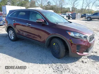 2020 Kia Sorento LX with VIN 5XYPG4A38LG658867, listed as a IAAI auction lot 41904018 with 48,499 mi miles. Bid and sale history available at carsss.com. Image 1.