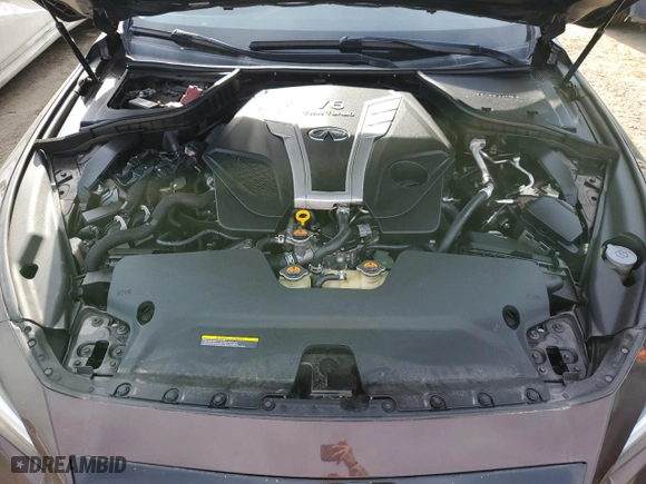 2018 Infiniti Q50 3.0t LUXE with VIN JN1EV7AP2JM591456, listed as a Copart auction lot 45730195 with 64,452 mi miles and Salvage Title. Bid and sale history available at carsss.com. Image 11.