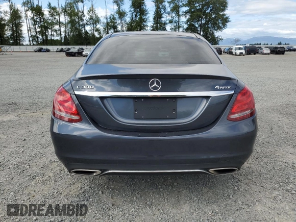 2016 Mercedes-Benz C 300 Luxury with VIN 55SWF4KB6GU136545, listed as a Copart auction lot 63806425 with 41,403 mi miles and Salvage title. Bid and sale history available at DreamBid. Image 6.