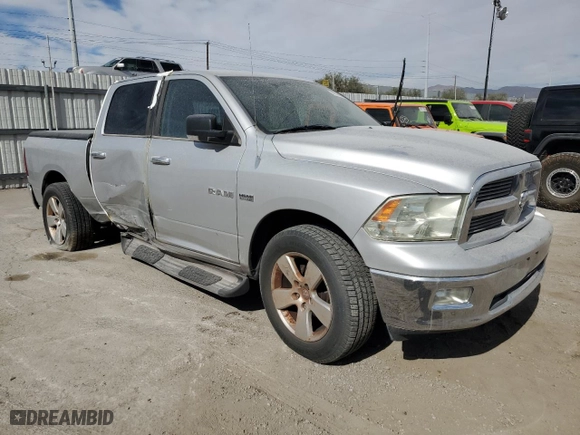 2010 Dodge Ram 1500 Laramie with VIN 1D7RV1CT2AS183529, listed as a Copart auction lot 47744334 with 74,752 mi miles and Salvage Title. Bid and sale history available at carsss.com. Image 4.