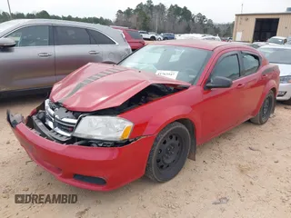 2014 Dodge Avenger SE with VIN 1C3CDZAG4EN184505, listed as a IAAI auction lot 41763547 with 152,259 mi miles. Bid and sale history available at carsss.com. Image 2.