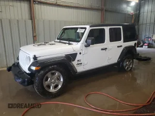 2021 Jeep Wrangler Unlimited Freedom with VIN 1C4HJXDG8MW649807, listed as a Copart auction lot 72963374 with 17,152 mi miles and Salvage title. Bid and sale history available at DreamBid. Image 1.