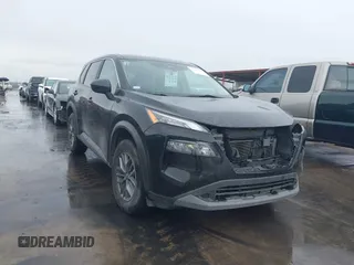 2023 Nissan Rogue S with VIN 5N1BT3AA0PC898998, listed as a IAAI auction lot 41910435 with 52,274 mi miles. Bid and sale history available at carsss.com. Image 1.