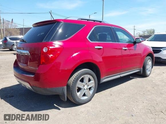 2015 Chevrolet Equinox LTZ with VIN 2GNALDEK0F6382695, listed as a IAAI auction lot 42131840 with 172,141 mi miles. Bid and sale history available at carsss.com. Image 4.