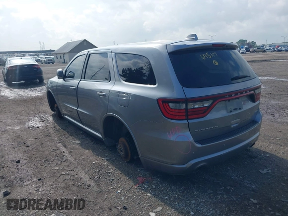 2019 Dodge Durango GT Plus with VIN 1C4RDHDG7KC645117, listed as a IAAI auction lot 42448233 with 135,530 mi miles and . Bid and sale history available at DreamBid. Image 3.
