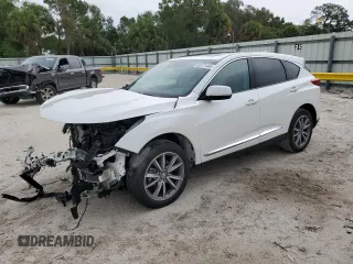 2020 Acura RDX Technology with VIN 5J8TC1H54LL021898, listed as a Copart auction lot 59171445 with 41,120 mi miles and Salvage title. Bid and sale history available at DreamBid. Image 1.
