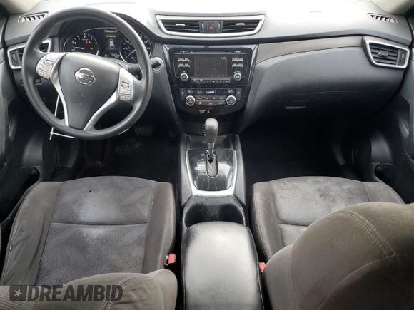 2015 Nissan Rogue SV with VIN KNMAT2MVXFP570343, listed as a Copart auction lot 53054755 with 190,035 mi miles and Clean Title. Bid and sale history available at carsss.com. Image 8.
