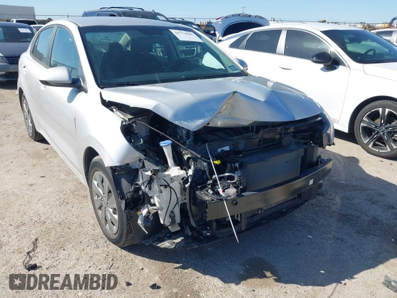 2020 Kia Rio LX with VIN 3KPA24AD5LE307716, listed as a IAAI auction lot 41774665 with 16,741 mi miles and . Bid and sale history available at DreamBid. Image 6.