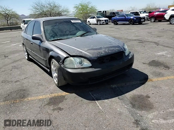 1998 Honda Civic LX with VIN 2HGEJ6673WH515915, listed as a Copart auction lot 52403795 with 224,174 mi miles and Salvage Title. Bid and sale history available at DreamBid. Image 11.