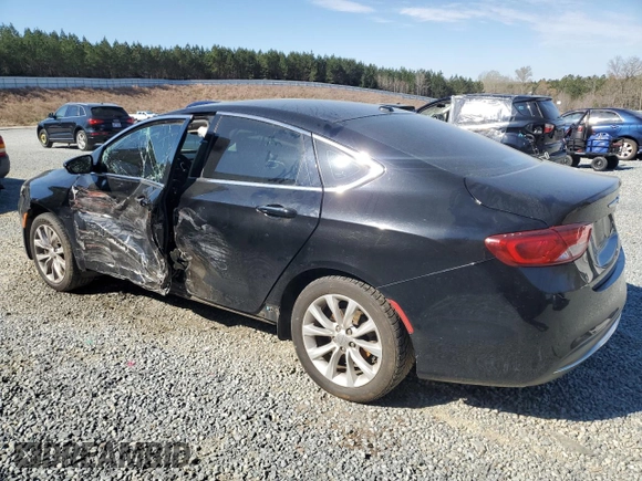 2015 Chrysler 200 C with VIN 1C3CCCCB3FN710772, listed as a Copart auction lot 49679005 with 209,051 mi miles and Salvage Title. Bid and sale history available at carsss.com. Image 2.