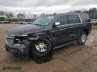 2017 Chevrolet Tahoe LS with VIN 1GNSCAKC6HR218505, listed as a Copart auction lot 49104605 with 134,213 mi miles and Salvage Title. Bid and sale history available at carsss.com. Image 1.