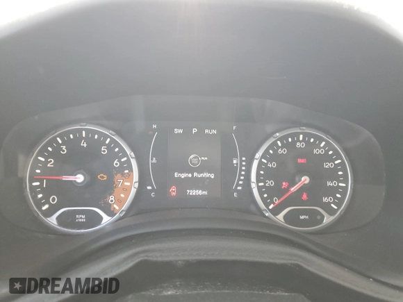 2018 Jeep Renegade Latitude z VIN ZACCJABB3JPG81927, wystawiony jako Copart lot #52442985 z przebiegiem 72 256 mil mil oraz Szkoda całkowita • Salvage title. Historia ofert i sprzedaży dostępna na DreamBid. Obrazek 9.